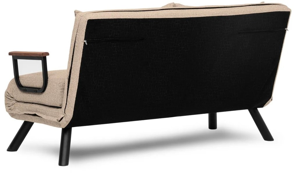 2 személyes kanapéágy Homoko 2-Seater - Krém