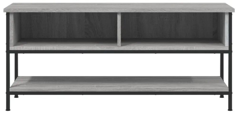 szürke sonoma színű szerelt fa TV-szekrény 100 x 35 x 45 cm