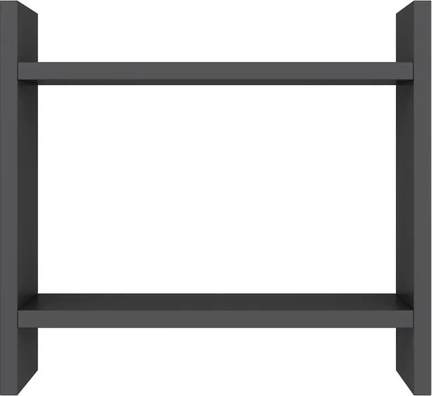 Konyhai fűszertartó polc, szürke, 34x30x10 cm