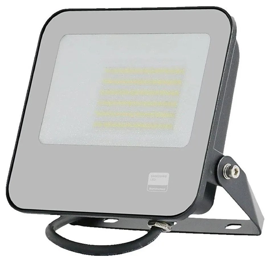 V-Tac LED Reflektor SAMSUNG CHIP LED/50W/230V 6500K IP65 fekete VT2125