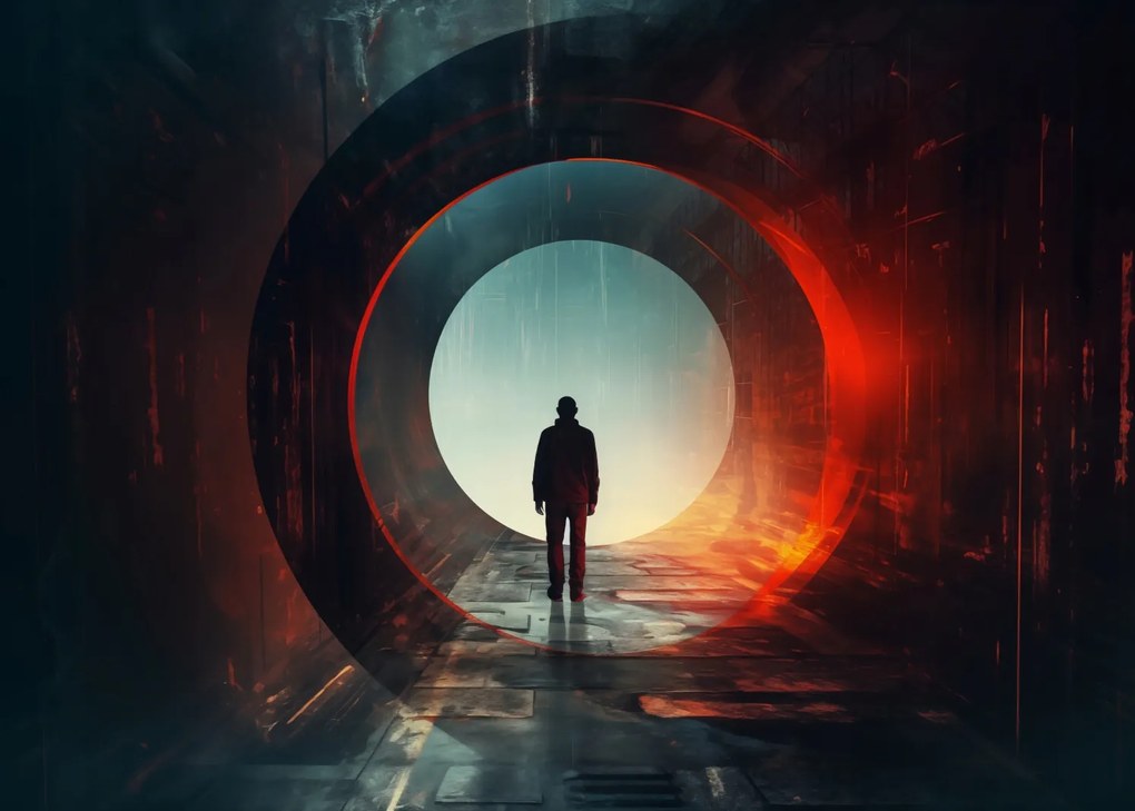 Poszter 70x50cm Portál a világba