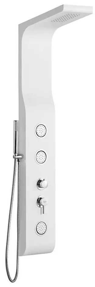 Aqualine - Zuhanypanel YUKI matt fehér