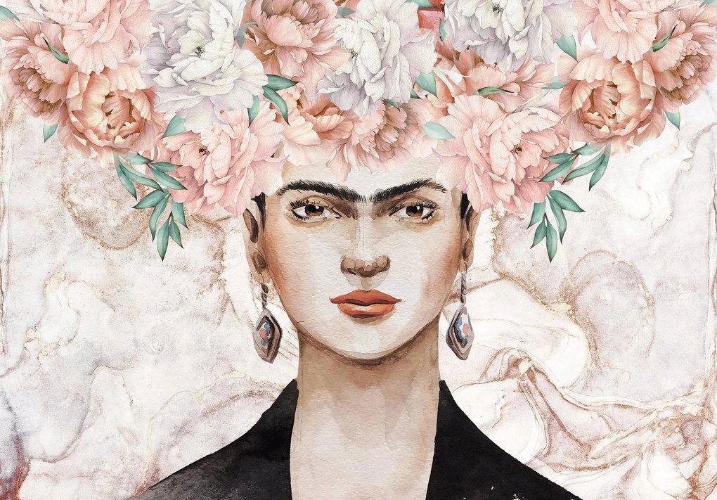 Fotótapéta Levelek virágok Frida Kahlo 254 x 184