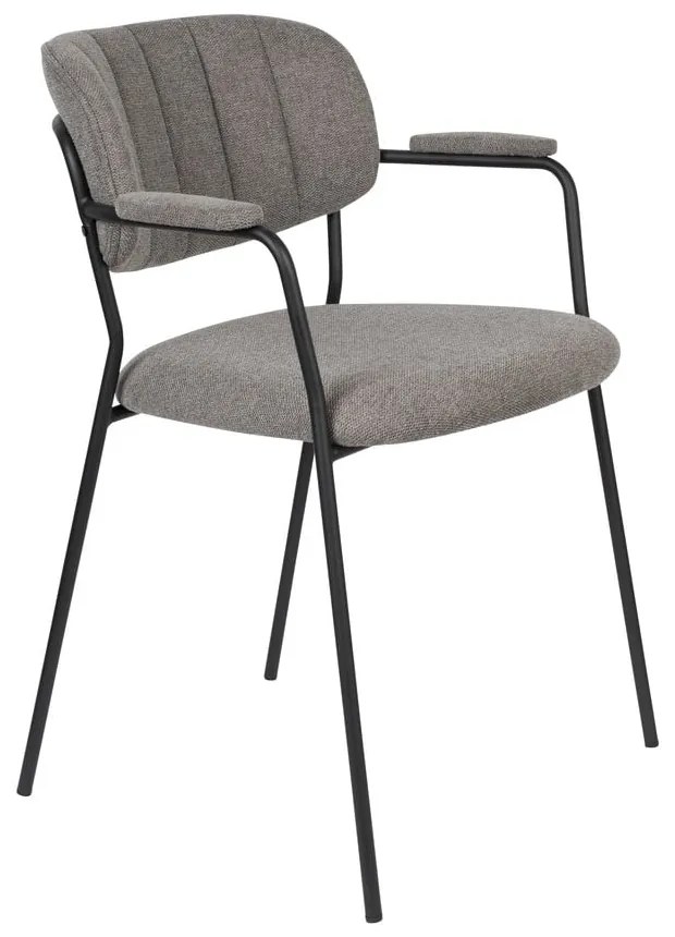 Világosszürke étkezőszék szett 2 db-os Jolien – White Label