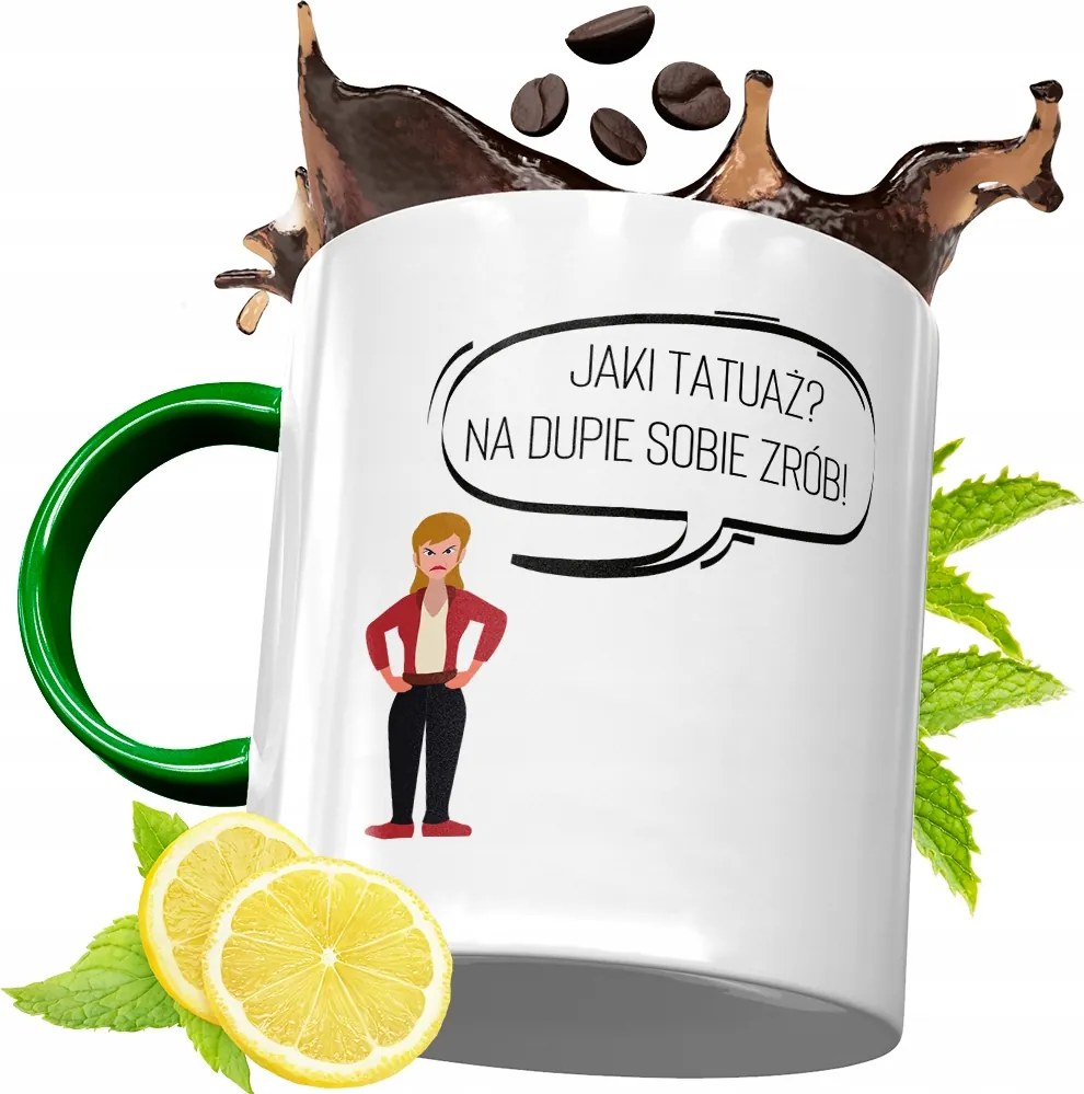 Zöld Bögre Anyukáknak Születésnapi Ajándék fényképes nyomtatással