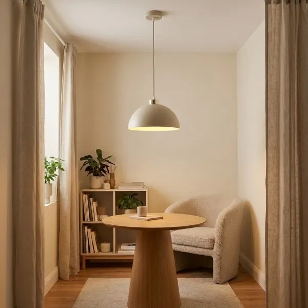 Brilagi - Kábelcsillár MOON 1xE27/60W/230V Ø 30 cm bézs/arany