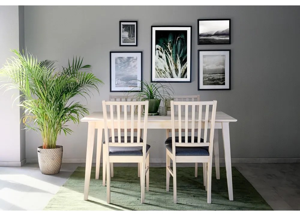 Mimi matt tölgyfa étkezőasztal, 140 x 90 cm - Rowico