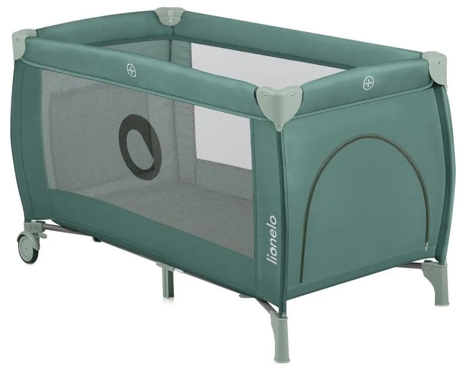 Lionelo - Utazóágy STEFI PLUS Olívazöld