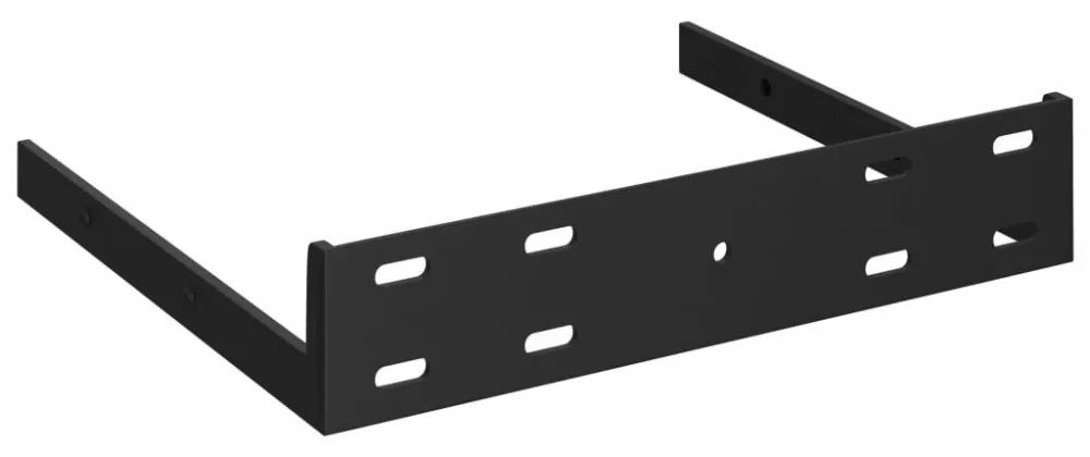 2 db fehér-tölgyszínű MDF fali sarokpolc 25 x 25 x 3,8 cm