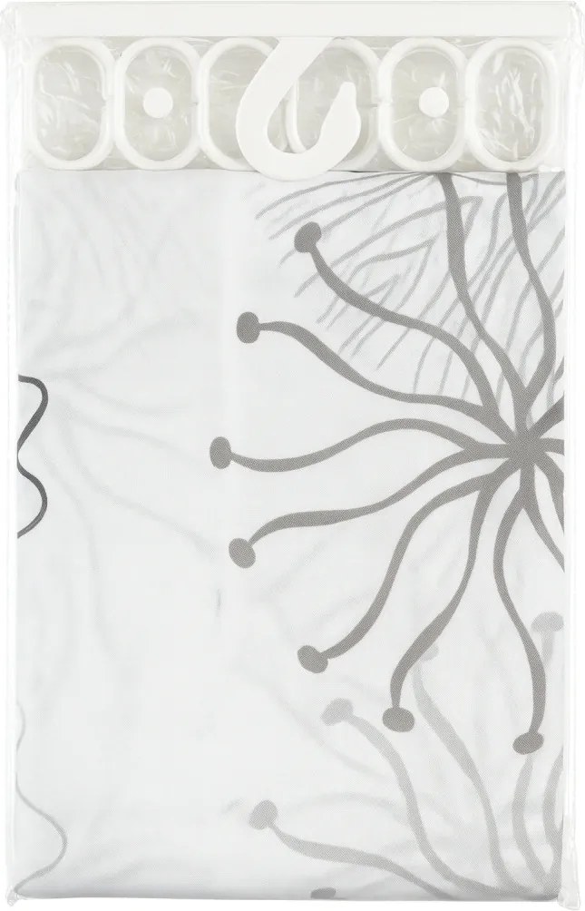 Zuhanyfüggöny - STAR - Impregnált textil - 180 x 200 cm