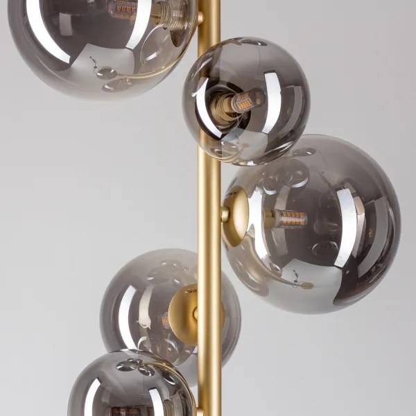 BRILAGI - LED Állólámpa MILLA 7xG9/3W/230V arany/füstös