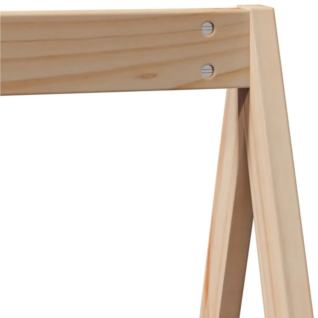 tömör fenyőfa gyerekágytető 209 x 95,5 x 88 cm