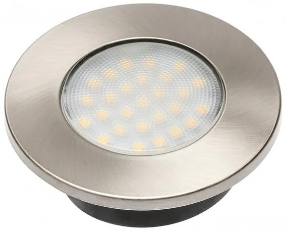 LED Lámpatest, BARRI 3-as szett, meleg fehér, 69mm, 12V, 80lm, 45W, kábellel, alu elox