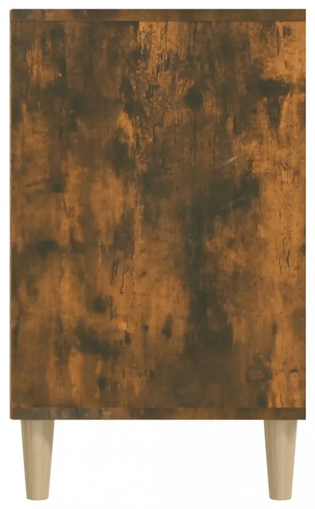 füstös tölgy színű szerelt fa cipősszekrény 102 x 36 x 60 cm
