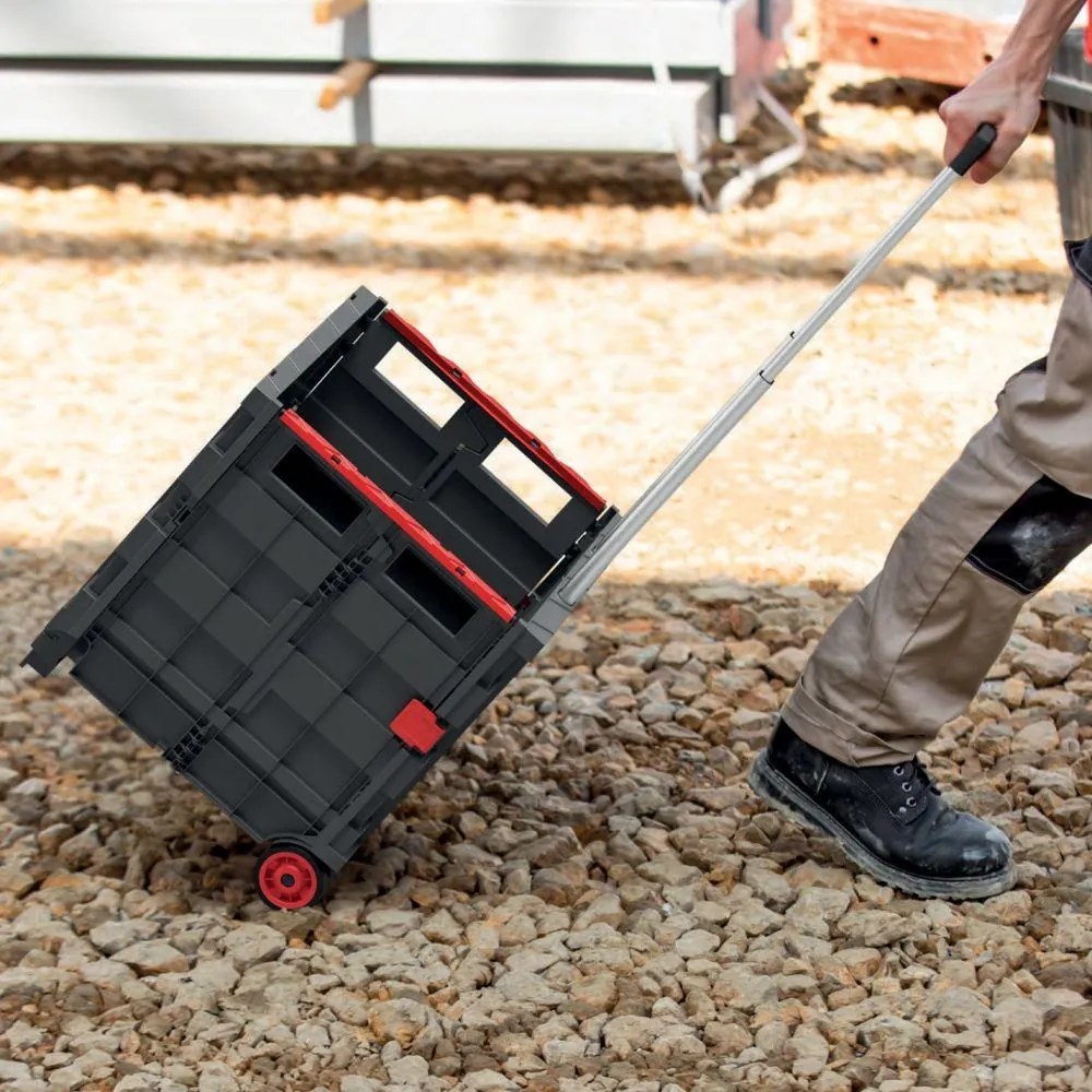 Cart Összecsukható szállítókocsi, fekete - KCT4040