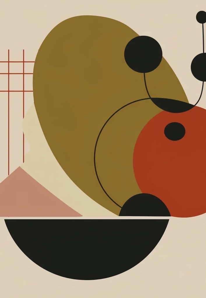 Poszter 68x98cm Geometrikus egyensúly