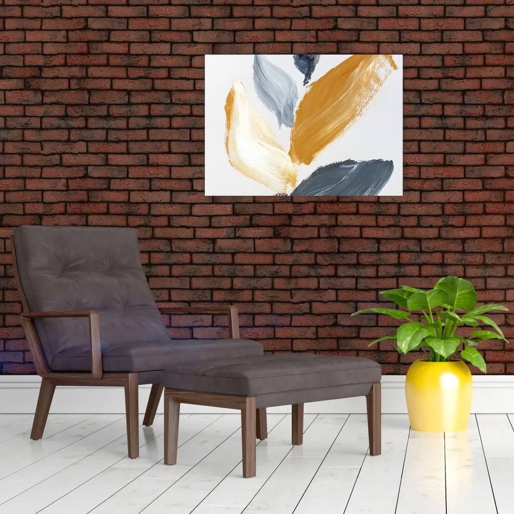 Üveg kép - Minimalista festészet (70x50 cm)