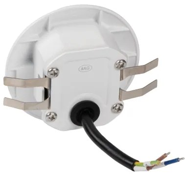 Kanlux 39123 - LED lépcsőlámpa érzékelővel EXIN 2,5W/230V 3000K IP65 fehér, kerek