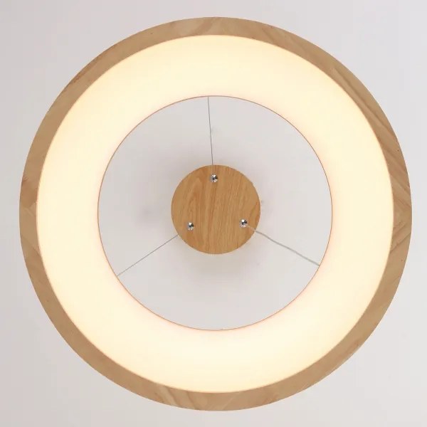 Brilagi - LED kábeles függeszték FALCON WOOD LED/30W/230V 3000/4000/6000K 45 cm fa