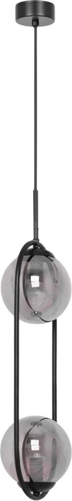 KAJA K-5111 DAVOS Szürke Színű Függeszték 2xE14 10W IP20