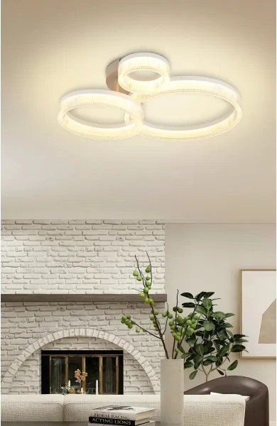 Globo 48046D4 - LED mennyezeti lámpatest ZARA LED/24W/230V 3000K 40,5x51 cm