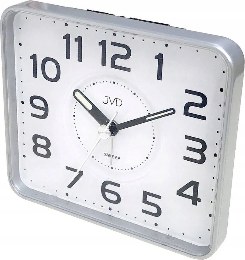 Jól Olvasható Ébresztőóra Jvd SRP882.3 Csendes Flash Mechanizmus