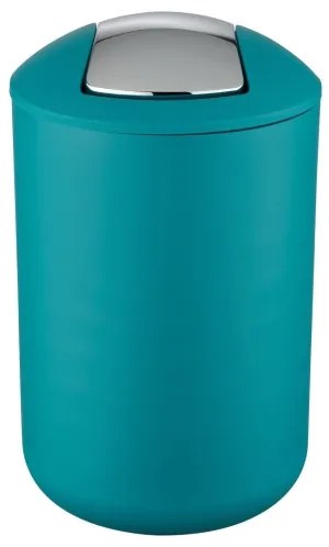 WENKO 21227100 - BRASIL szemetes 19,5x31 cm türkiz/fényes króm