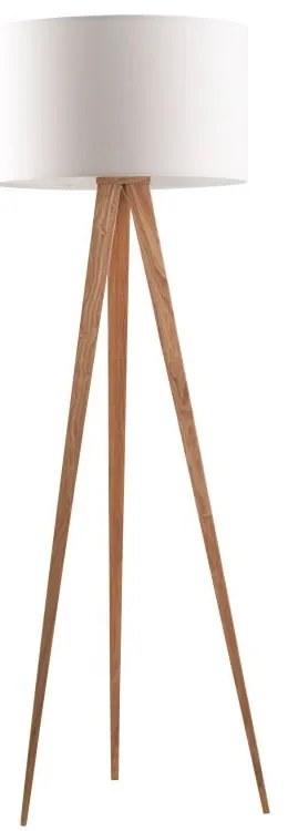 Tripod Wood fehér állólámpa, ø 50 cm - Zuiver