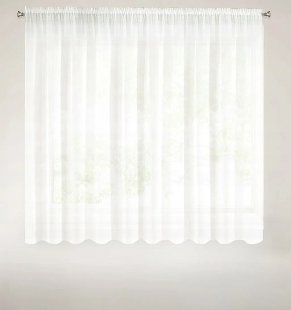 Dekorációs Függöny 600x250 Szalagon Stílusos Fátyol