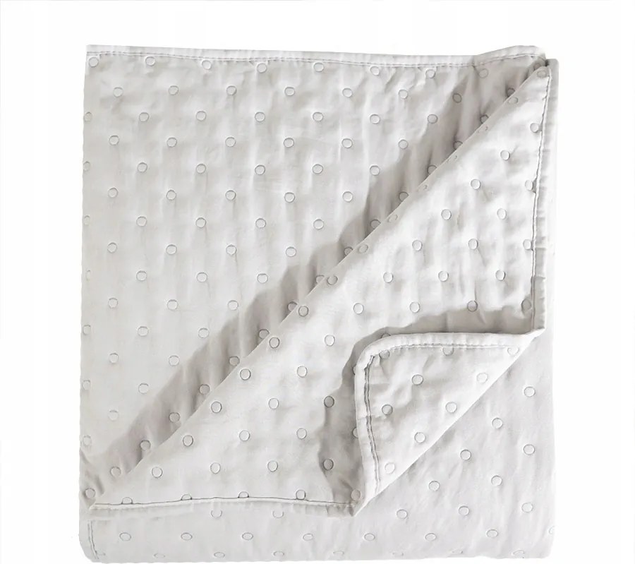 Dekoratív ágytakaró Nules 170x210 cm Világosszürke