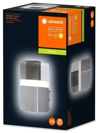 Ledvance - LED Kültéri fali lámpa CRYSTAL 1xLED/4,5W/230V IP44