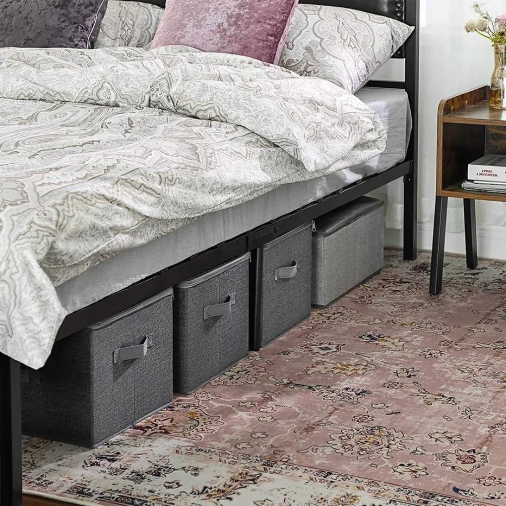 ELVIS tárolódobozok, 3 db, 40x30x25cm, szürke SongmicsHome