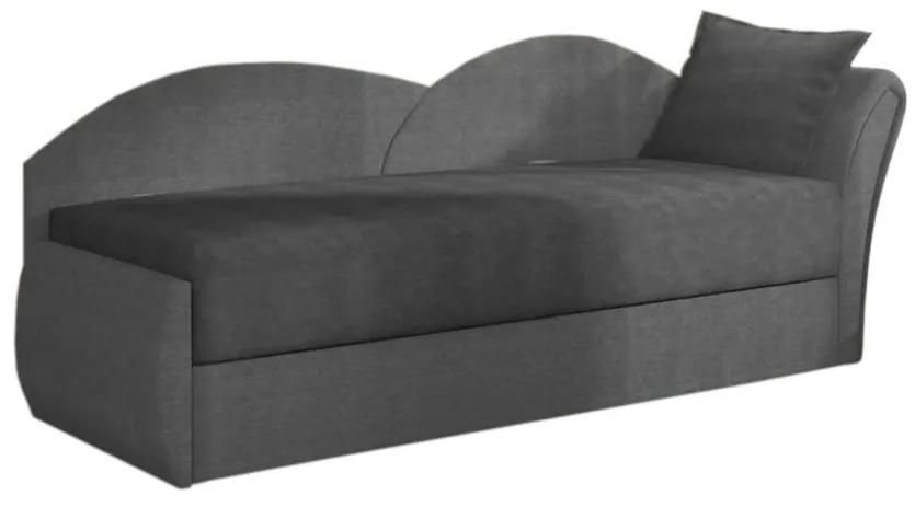 RICCARDO kinyitható kanapé, 200x80x75 cm, sötétszürke + világosszürke, (alova 36/alova 10), jobbos
