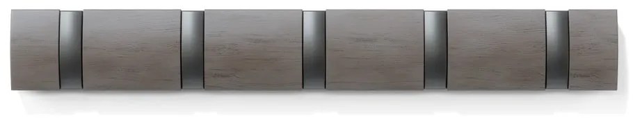 Világosszürke nyárfa fali fogas Flip – Umbra