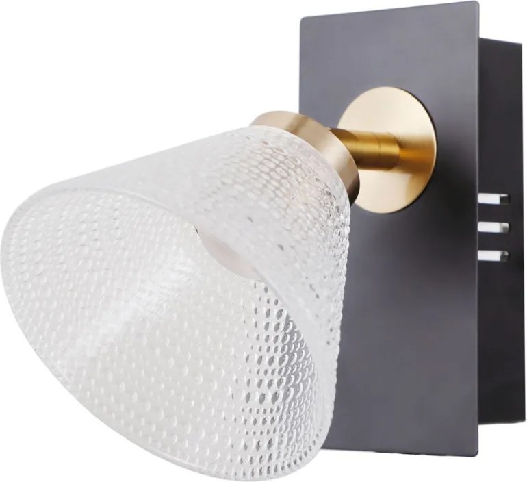 Italux Orella WL-34393-1-BK-HBR Fali lámpa 1x4W/LED 3000K 197lm IP20