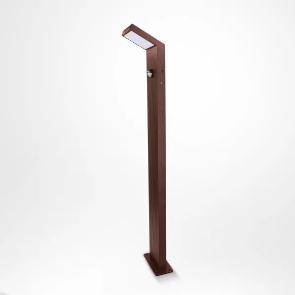 Brilagi - RIANO kültéri LED lámpa mozgásérzékelővel LED/8W/230V barna IP65 80 cm