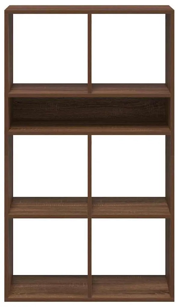 könyvszekrény barna tölgy 66x31x112 cm szerelt fa