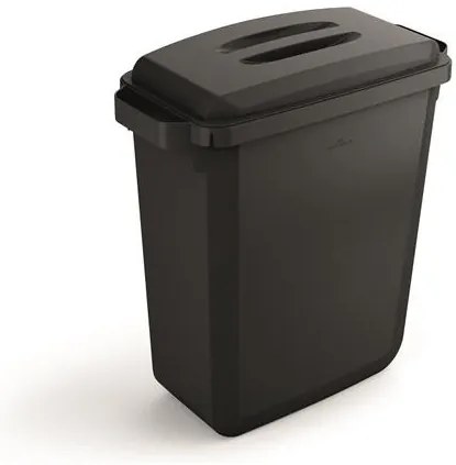 Szemetes, 60 l, műanyag, DURABLE DURABIN ECO, fekete (DB1800503221)