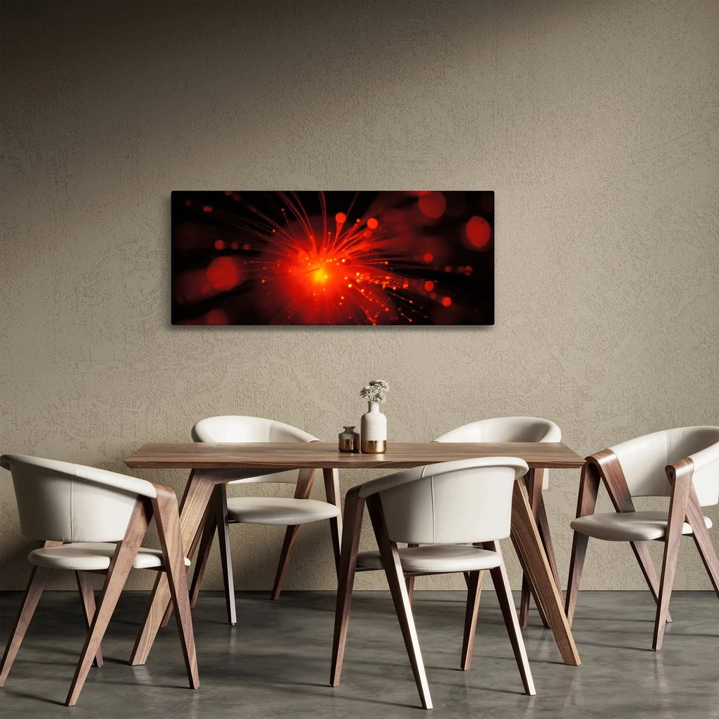 Egy szikrázó absztrakció képe (120x50 cm)