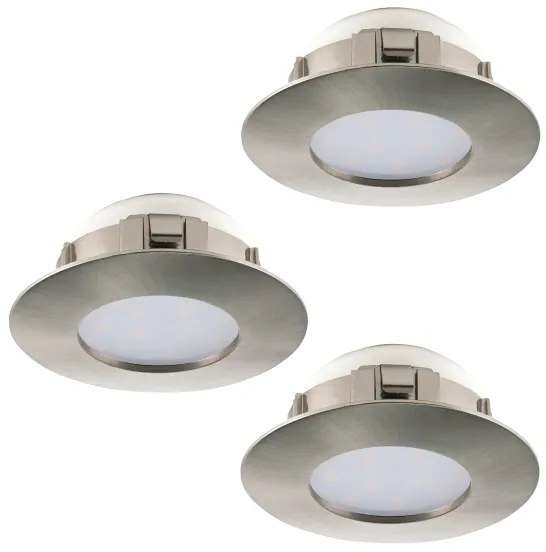 Eglo 95816 - SET 3x LED Beépíthető lámpa PINEDA 1xLED/6W/230V