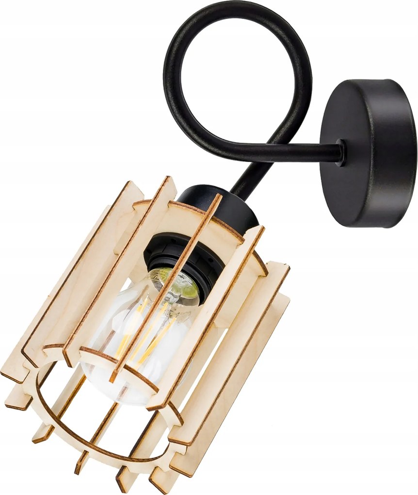 Fali Lámpa E27 fali fix loft Henger Fa