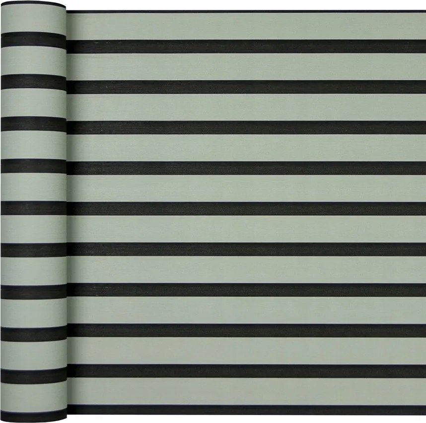 Tapéta Zöld Olíva Lamellák Fekete Háttér 3D hatás Flizelin