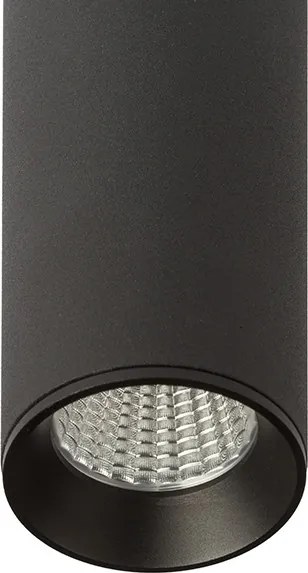 RENDL RIGA 18 stropní černá 230V LED 4W 38° 3000K