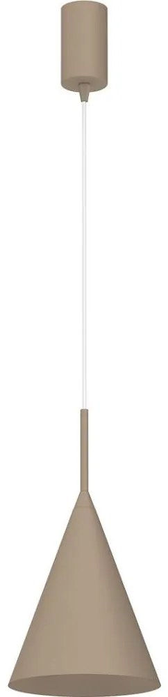 Kábelen függesztett csillár CAPITAL 1xGX53/15W/230V átmérő 17 cm barnásszürke