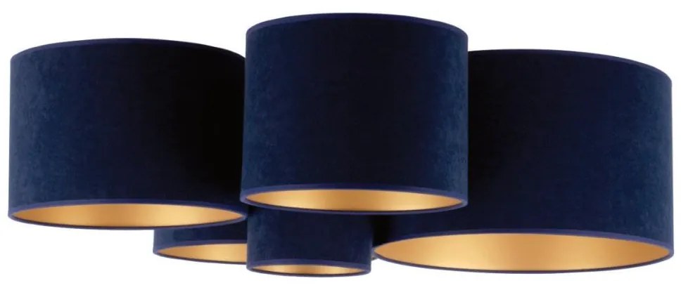 Duolla - Mennyezeti lámpa ROLLER PENTO 5xE27/60W/230V kék