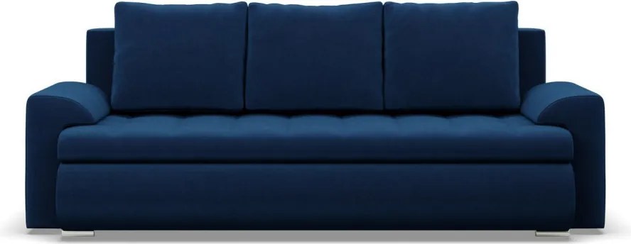 Tokio kanapéágy, bársony, kék