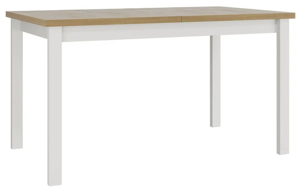 Széthúzható étkezőasztal 140 cm Deasal 80 x 140/180 II (szonoma tölgy + fehér) (pre 6-8 osôb). 1105350