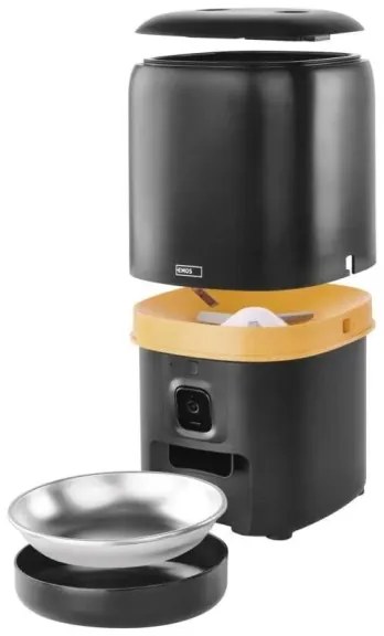 Automata etető mikrofonnal és kamerával 4l/5V/3xD Wi-Fi