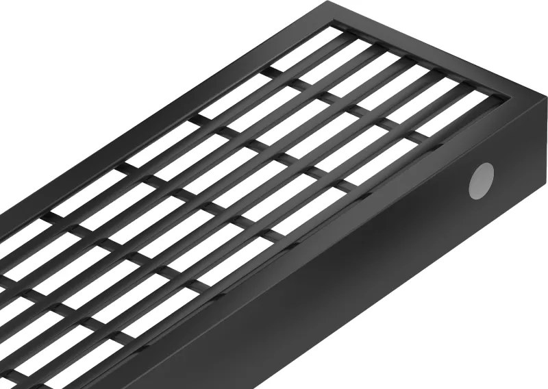 Mexen Flat M33 vonalmenti lefolyóburkolat 50 cm, fekete - 1733050