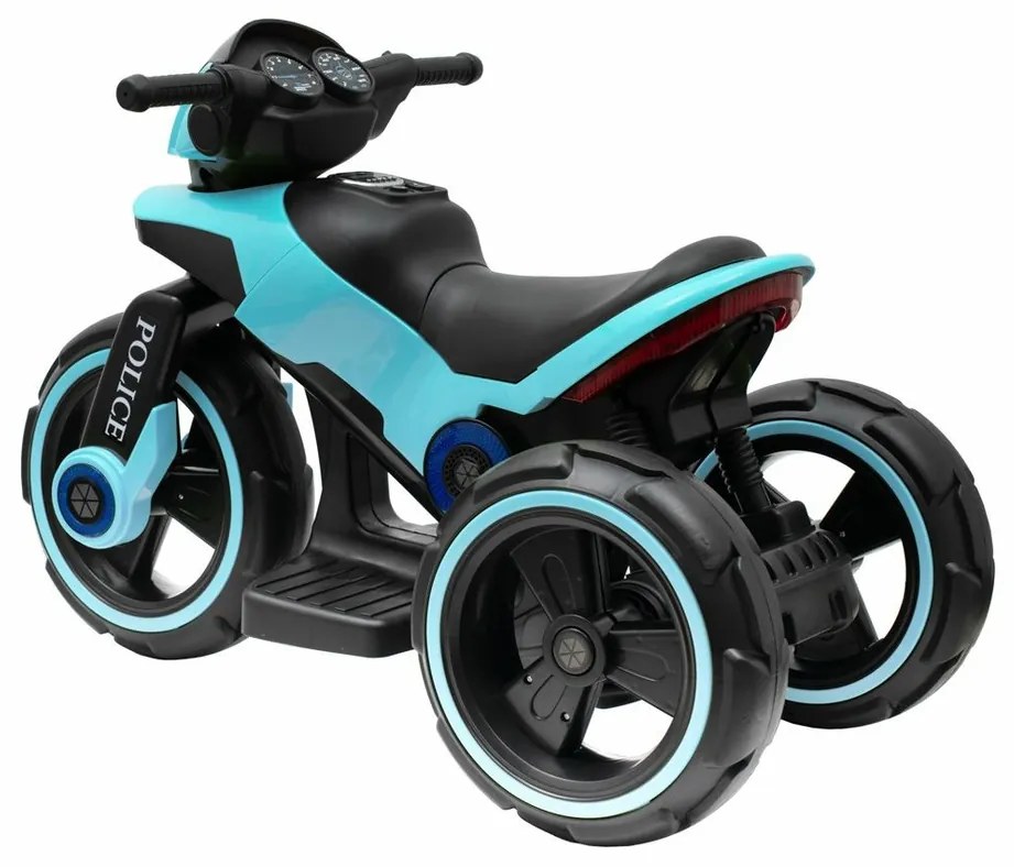 Baby Mix Gyerek elektromos motor Police kék, 100 x50 x 61 cm